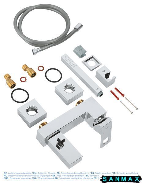 Змішувач для ванни Grohe Eurocube (23141000) 23141000 фото