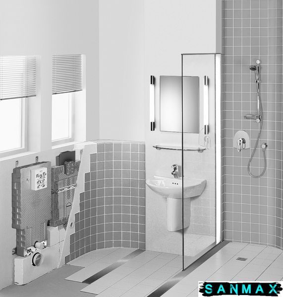 Інсталяція для унітазу пневмо Grohe EPS корпусом (38643001) 38643001 фото