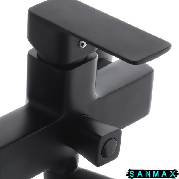 Змішувач для ванни Haiba Kubus 006 Чорний (HB3931) HB3931 фото