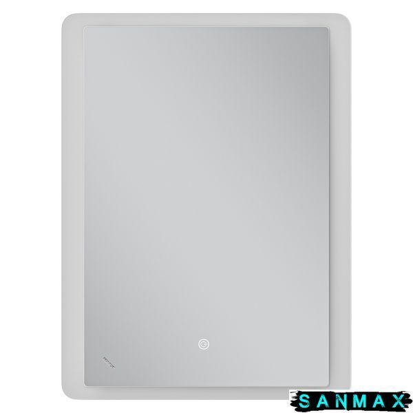 Дзеркало Mixxus Premium Olivary MR19-80x60-Reverse (Led Touch, Anti-fog, димер (3-6,5kK)) (MP6628) MP6628 фото