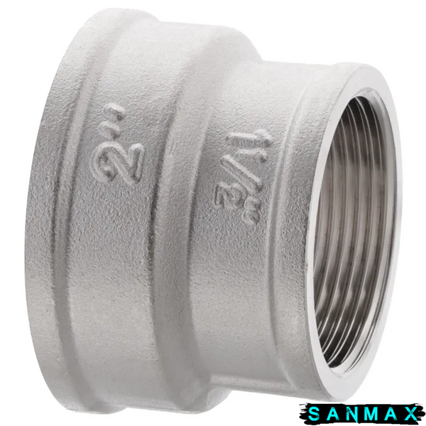 Муфта нікельована 1 1/2x2 Koer KF.C1620 (KF0027) KF0027 фото