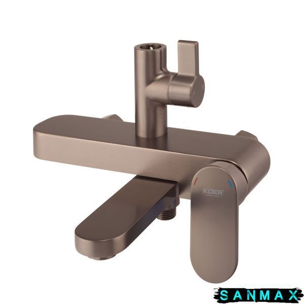 Душова система зі змішувачем Koer KB-56030-07, 3 функції Графіт (KR5429) KR5429 фото