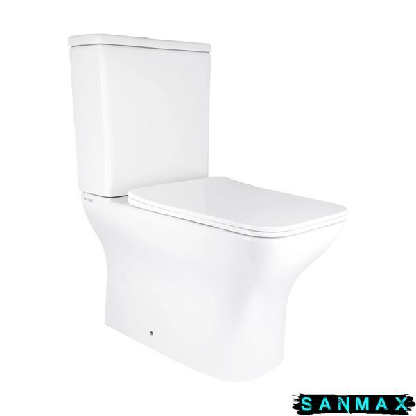 Чаша унітазу-компакту Mixxus Style-0403-R Bowl 620х360х800 Rimless без сидіння (MI8358) MI8358 фото