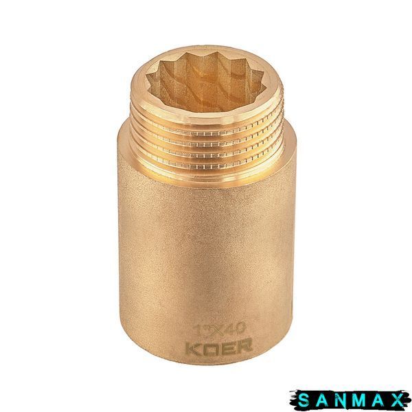 Подовжувач Koer KF.E10-40.WN - 1"-40мм без нікелю (KR5673) KR5673 фото
