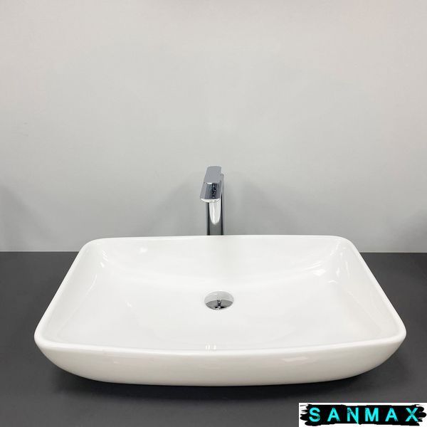 Умивальник накладний Vbi Silvi 60 Білий VBI-015100 фото