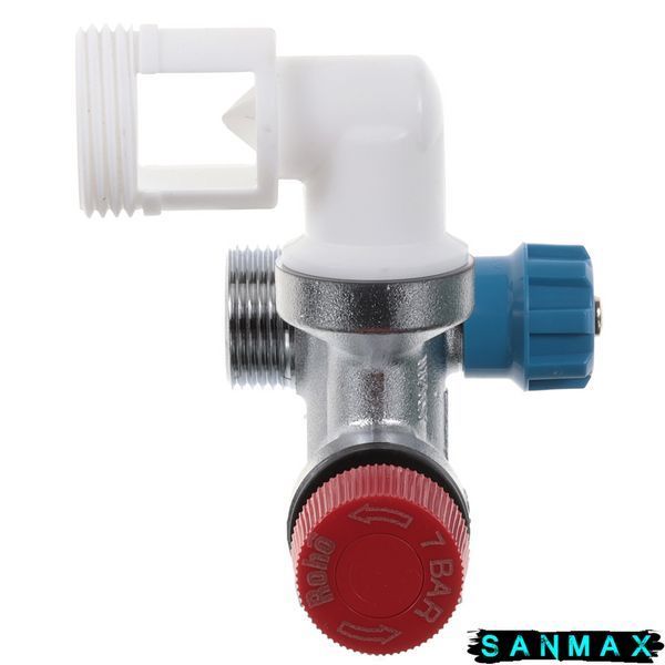 Група безпеки водонагрівача (горизонтальна) Roho R2111-050 - 1/2"х 3/4" ВН (7 бар) (RO0164) RO0164 фото