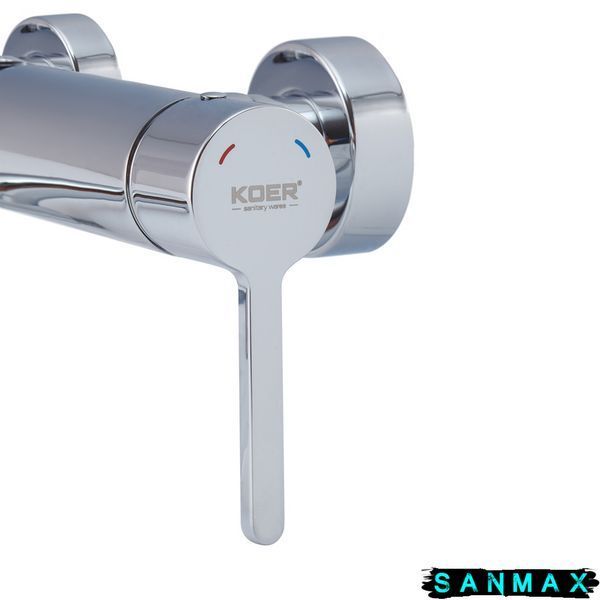 Душова система зі змішувачем Koer KB-56029-01 3 функції Хром (KR5481) KR5481 фото