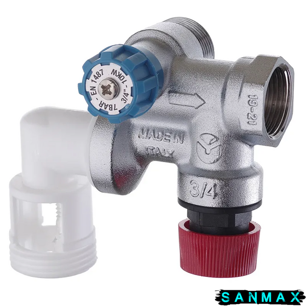 Група безпеки водонагрівача (горизонтальна) Roho R2111-050 - 1/2"х 3/4" ВН (7 бар) (RO0164) RO0164 фото