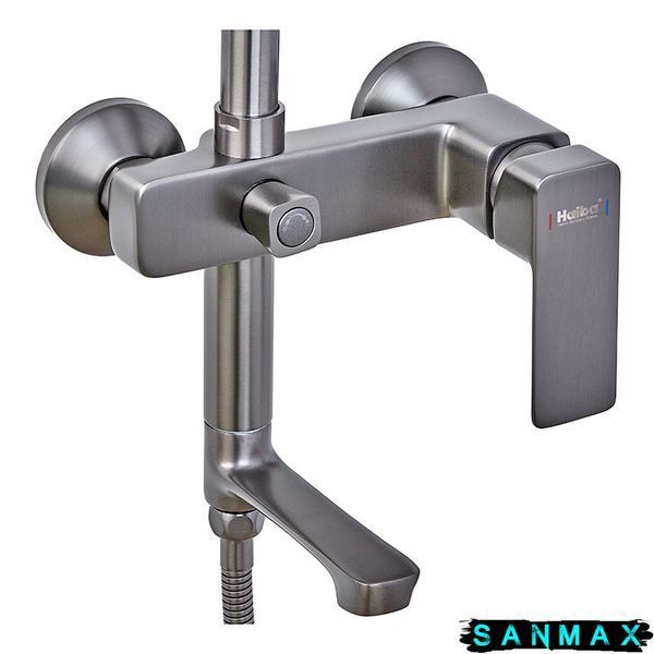 Душова система зі змішувачем Haiba Kubus 009-J Графіт (HB4005) HB4005 фото