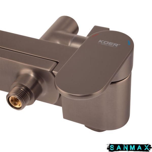 Душова система зі змішувачем Koer KB-56030-07, 3 функції Графіт (KR5429) KR5429 фото