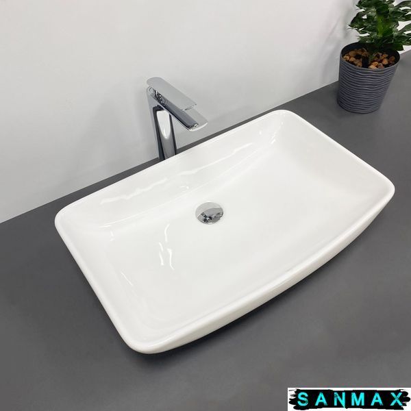 Умивальник накладний Vbi Silvi 60 Білий VBI-015100 фото