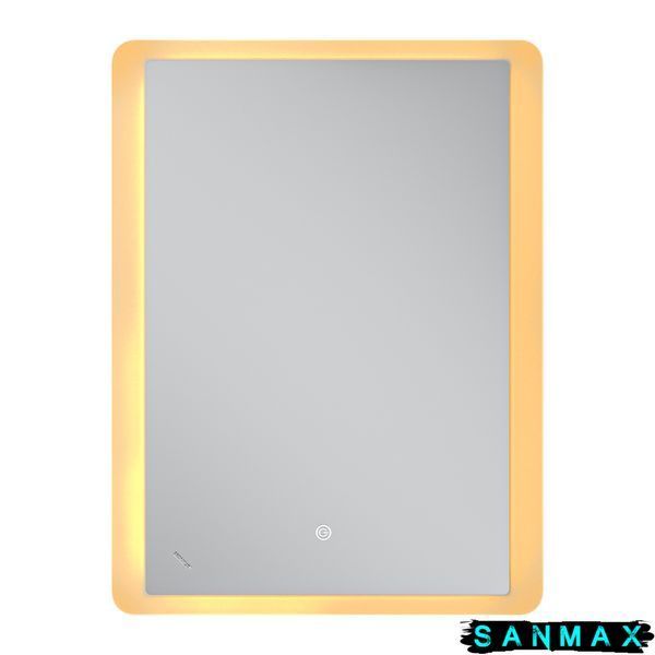 Дзеркало Mixxus Premium Olivary MR19-80x60-Reverse (Led Touch, Anti-fog, димер (3-6,5kK)) (MP6628) MP6628 фото