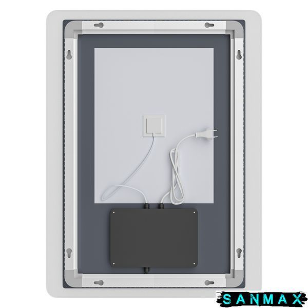 Дзеркало Mixxus Premium Olivary MR19-80x60-Reverse (Led Touch, Anti-fog, димер (3-6,5kK)) (MP6628) MP6628 фото