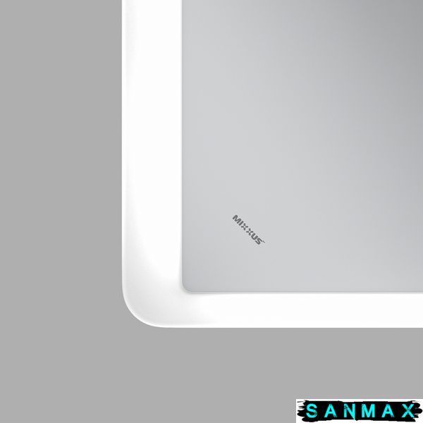 Дзеркало Mixxus Premium Olivary MR19-80x60-Reverse (Led Touch, Anti-fog, димер (3-6,5kK)) (MP6628) MP6628 фото