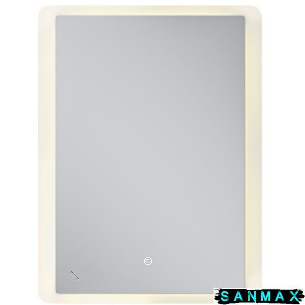 Дзеркало Mixxus Premium Olivary MR19-80x60-Reverse (Led Touch, Anti-fog, димер (3-6,5kK)) (MP6628) MP6628 фото