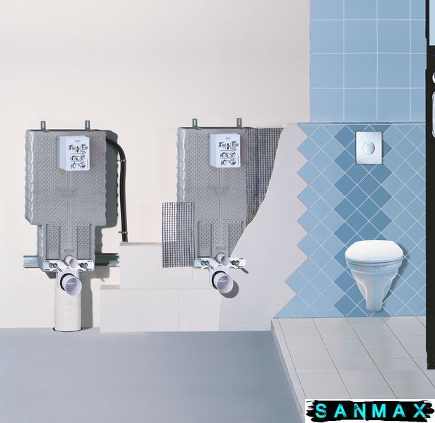 Інсталяція для унітазу пневмо Grohe EPS корпусом (38643001) 38643001 фото