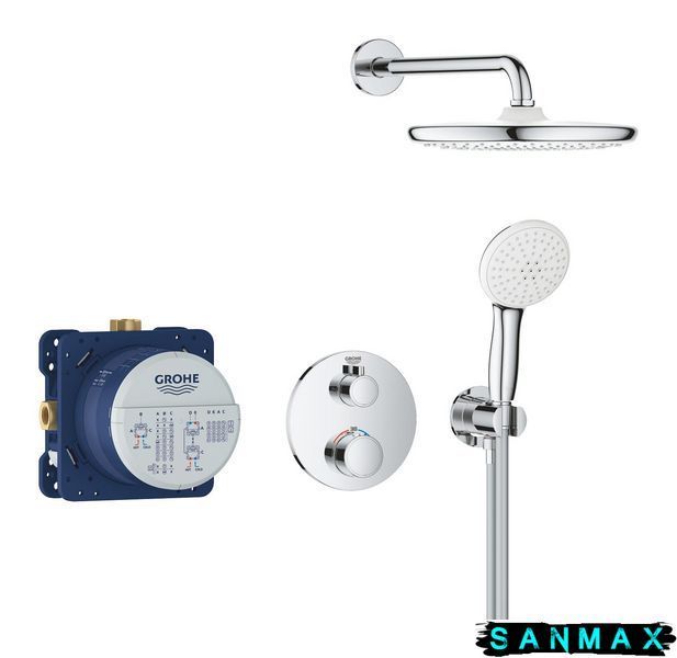 Вбудована душова система термостатична Grohe Grohtherm (34872000) 34872000 фото