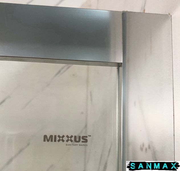 Душова кабіна без піддону Mixxus Premium Quadro SC01-120x80x195-TR Хром прозоре скло 6мм (MI8291) MI8291 фото