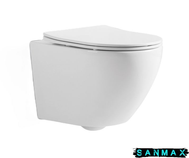 Унітаз підвісний Mixxus Ellipse-0306-R 520x360x365mm, система змиву Rimless (MI6708) MI6708 фото