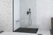Піддон квадратний Besco Axim 90х90 Stone effect чорний + сифон BAX-90-KWCN фото 5