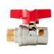 Кран кульовий 1/2 БГШ Вода Koer Extreme KE.218-15 Червоний метелик (KR5759) KR5759 фото 4