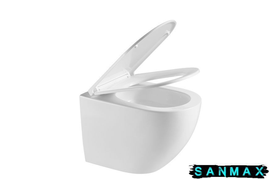 Унітаз підвісний Mixxus Premium Ellipse-0303-T3 520x365x360mm, система змиву Tornado 3.0 (MP6465) MP6465 фото