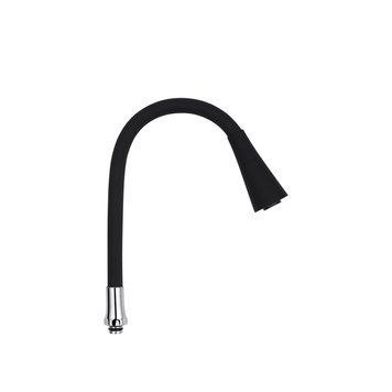 Вилив для змішувача гнучкий Kroner KRM - C8031BLK CV031903 фото