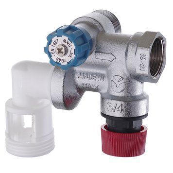 Група безпеки водонагрівача (горизонтальна) Roho R2111-075 - 3/4"х 3/4" ВН (7 бар) (RO0165) RO0165 фото