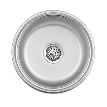 Кухонна мийка Kroner KRP Satin - 430 (0.8 мм) CV031324 фото