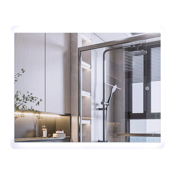 Дзеркало Mixxus Premium Olivary MR19-100x80-Reverse (Led Touch, Anti-fog, димер (3-6,5kK) (MP6629) MP6629 фото