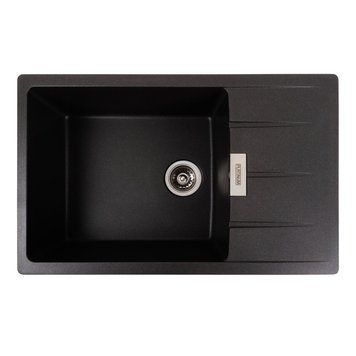 Гранітна мийка для кухні Platinum 7850 Roma матовий Моріон SP000040854 фото