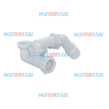 Сифон без випуску 1 1/2", регульов.з кут.Трубою 45&deg;, 40/50 А 0887 фото