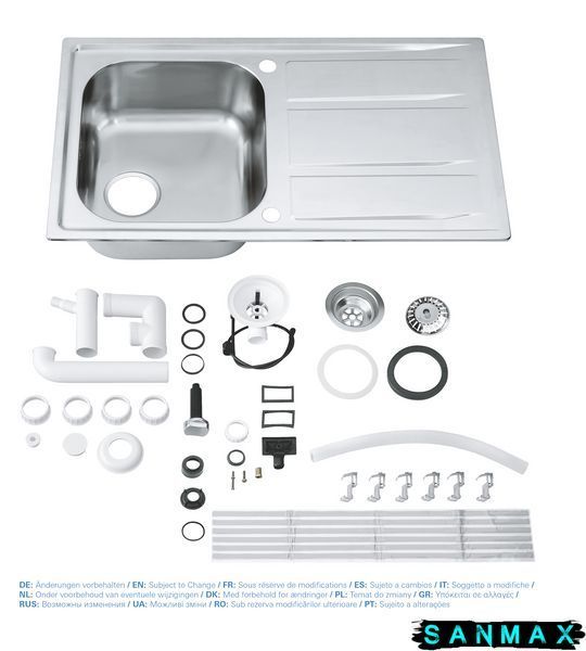 Кухонна мийка Grohe EX-2 Sink K401 (31566SD0) 31566SD0 фото