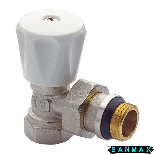 Кран радіаторний 1/2 кутовий верхній з антіпротіканням Koer KR.901-Gi (KR0173) KR0173 фото