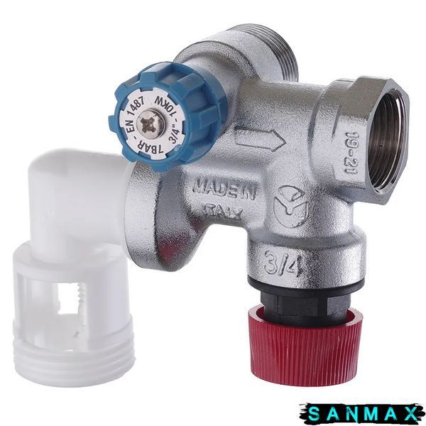 Група безпеки водонагрівача (горизонтальна) Roho R2111-075 - 3/4"х 3/4" ВН (7 бар) (RO0165) RO0165 фото