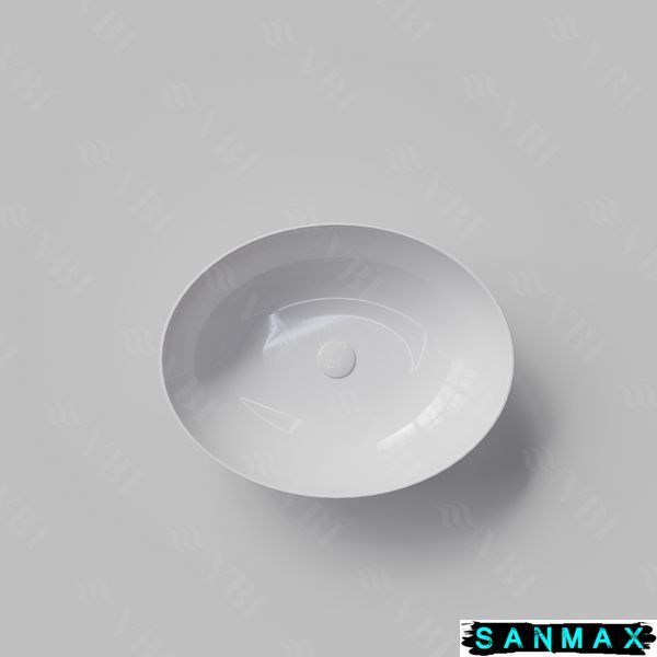 Умивальник накладний Vbi Livorno Білий VBI-012600 фото