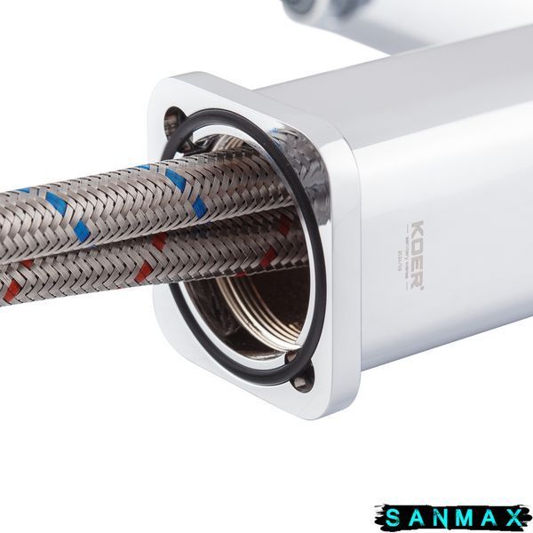Змішувач для умивальника Koer KB-10031-01 Хром (KR5430) KR5430 фото