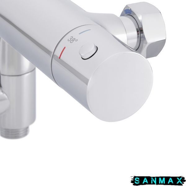 Душова система термостатична Koer KB-57029-01 3 функції Хром (KR5482) KR5482 фото