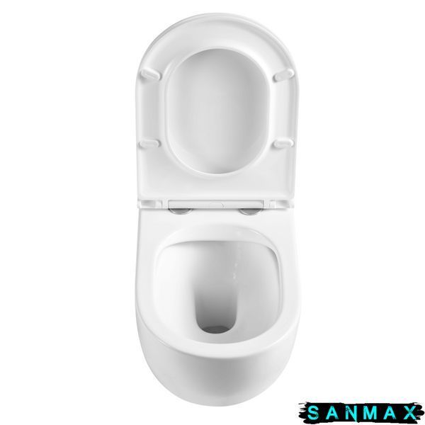 Унітаз підвісний Mixxus Premium Ellipse-0304-R 540x360x360mm, система змиву Rimless (MP6466) MP6466 фото