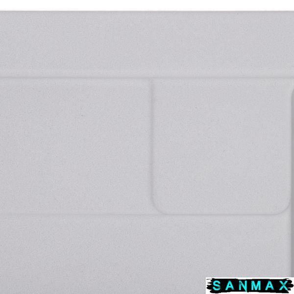 Мийка кухонна Zerix ZS-6550S-01 Біла (ZX4539) ZX4539 фото