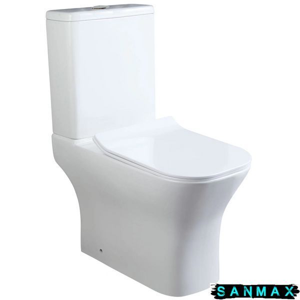 Чаша унітазу-компакту Mixxus Style-0404-T3 Bowl 650x350x830 Tornado 3.0 без сидіння (MI8357) MI8357 фото