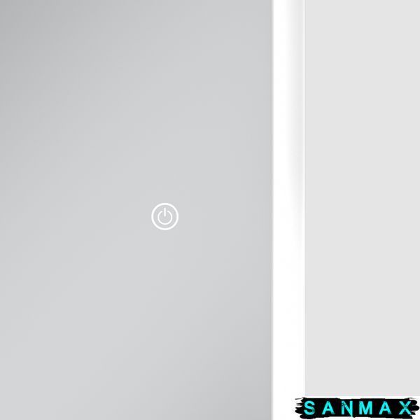Дзеркало Mixxus Premium Olivary MR19-100x80-Reverse (Led Touch, Anti-fog, димер (3-6,5kK) (MP6629) MP6629 фото
