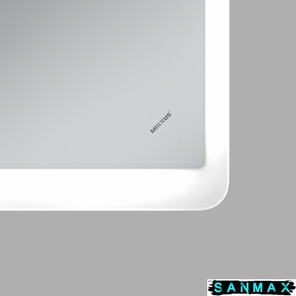 Дзеркало Mixxus Premium Olivary MR19-100x80-Reverse (Led Touch, Anti-fog, димер (3-6,5kK) (MP6629) MP6629 фото