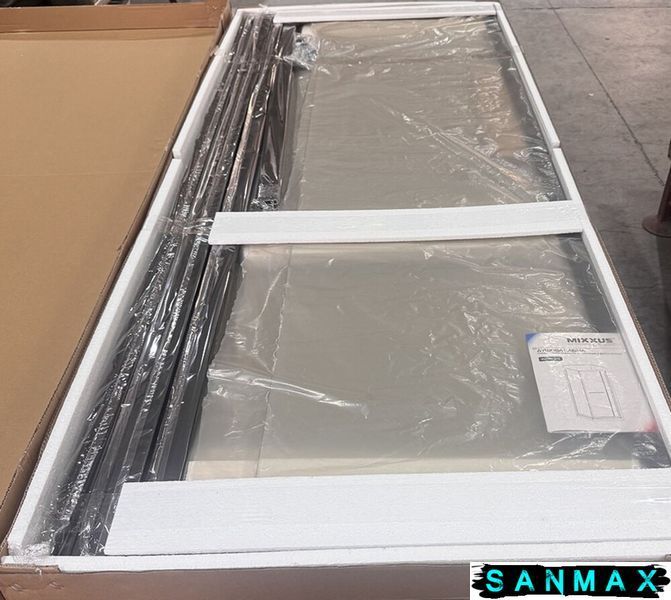 Душова кабіна без піддону Mixxus Premium Quadro SC01-90x90x195-TR Чорний прозоре скло 6мм (MI8292) MI8292 фото