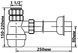 Сифон для кухонної мийки 1 (1/2х40) без зливу "великий" G40APF G40APF фото 2