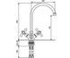 Змішувач Emmevi Deco classic для кухні хр посудомийка CR12427 CR12427 фото 2