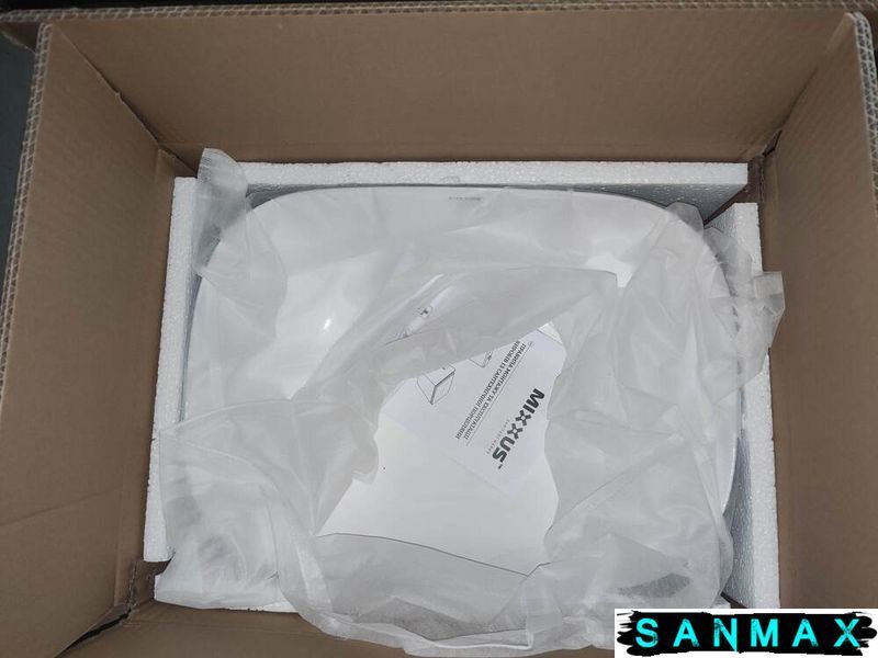 Раковина накладна Mixxus Premium Diverse-0112 Білий-Чорний 455х325х135mm (MP6542) MP6542 фото