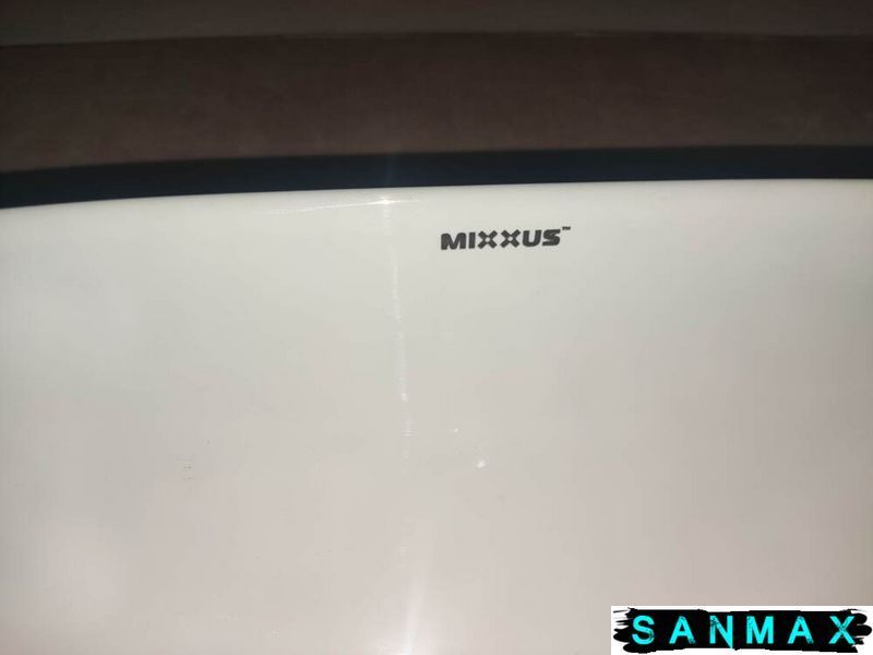 Раковина накладна Mixxus Premium Diverse-0112 Білий-Чорний 455х325х135mm (MP6542) MP6542 фото