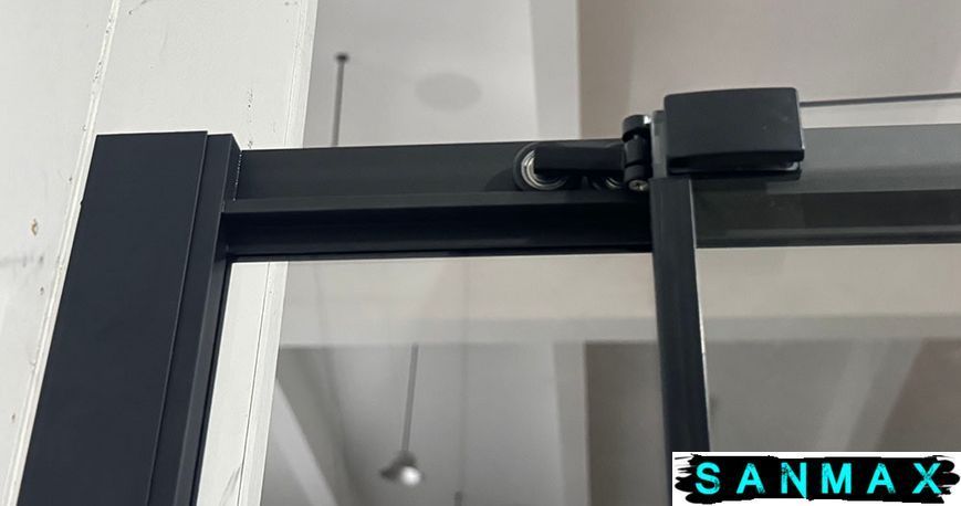 Душова кабіна без піддону Mixxus Premium Quadro SC01-90x90x195-TR Чорний прозоре скло 6мм (MI8292) MI8292 фото