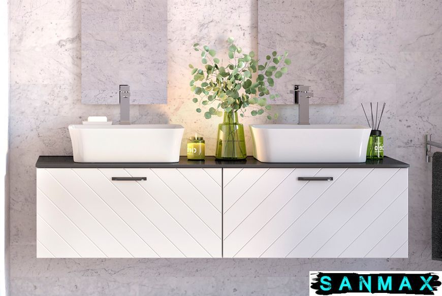 Стільниця під умивальник Slim Stone Чорний 120 UltraSlim чорний камінь (для Besco Floo&Besco Dexa) BFD-SSC-120 фото